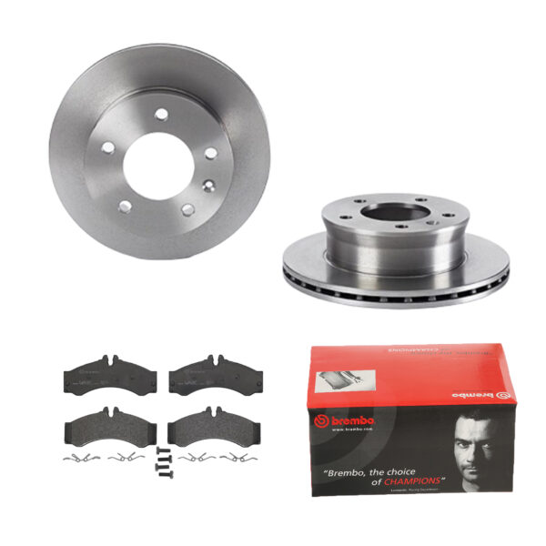 BREMBO Bremsesæt, skivebremser 142055787 foraksel indvendig ventileret 276mm 22mm for MERCEDES-BENZ SEAT DODGE VW