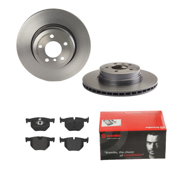 BREMBO Bremsesæt, skivebremser 142055793 bagaksel indvendig ventileret 345mm 24mm for BMW