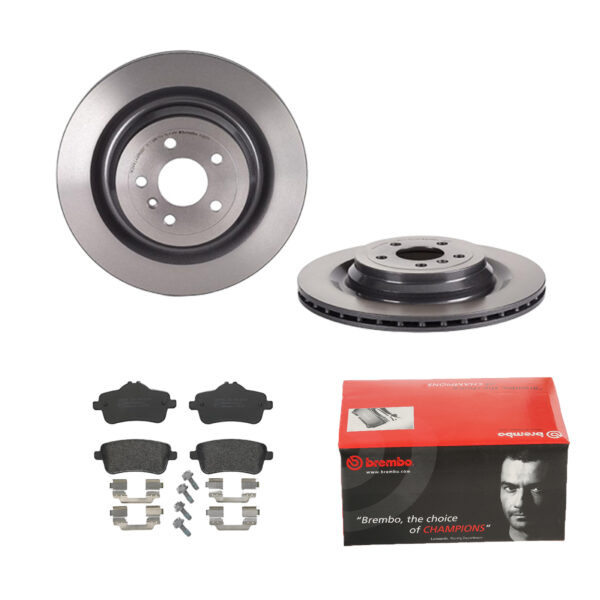 BREMBO Bremsesæt, skivebremser 142055808 bagaksel indvendig ventileret 345mm 22mm for MERCEDES-BENZ