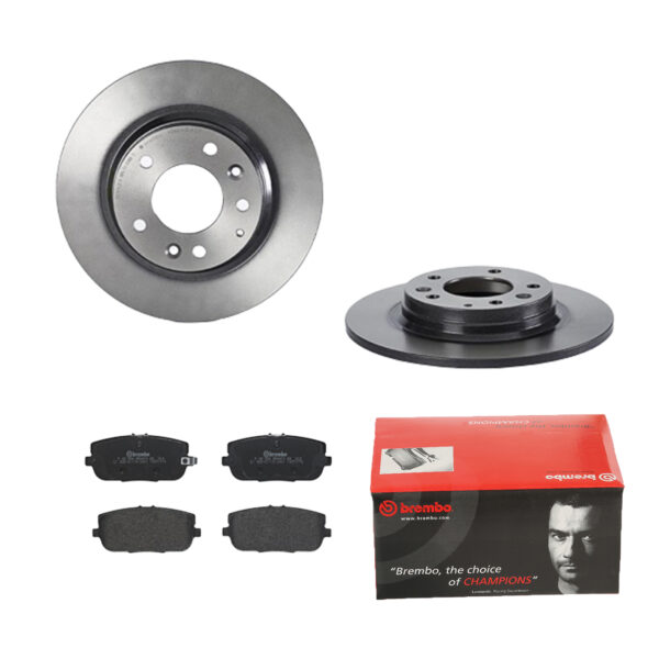 BREMBO Bremsesæt, skivebremser 142055860 bagaksel fuld 280mm 10mm for MAZDA FIAT