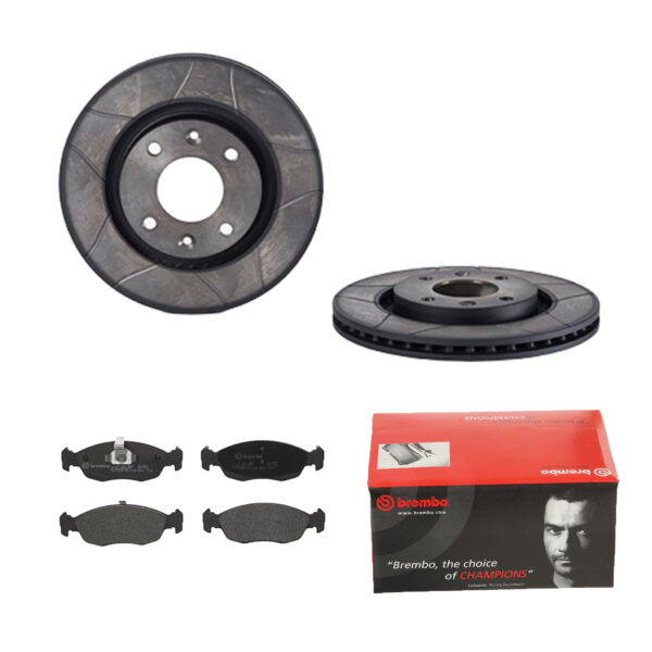 BREMBO Bremsesæt, skivebremser 142055917 foraksel lukket 266mm 22mm for PEUGEOT CITROËN OPEL FENGSHEN CITROËN (DF-PSA)