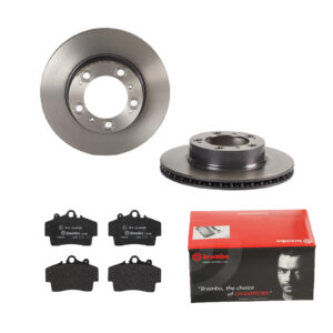 BREMBO Bremsesæt, skivebremser 142055933 foraksel indvendig ventileret 298mm 24mm for PORSCHE