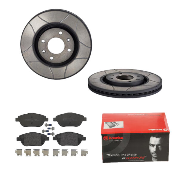 BREMBO Bremsesæt, skivebremser 142055946 foraksel lukket 283mm 26mm for CITROËN DS PEUGEOT VAUXHALL OPEL CITROËN (DF-PSA) TOYOTA