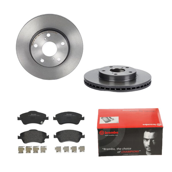 BREMBO Bremsesæt, skivebremser 142055977 foraksel indvendig ventileret 273mm 26mm for TOYOTA