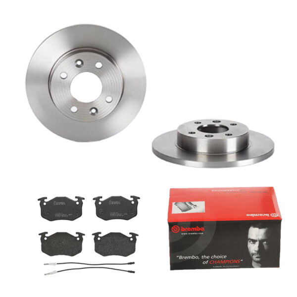 BREMBO Bremsesæt, skivebremser 142055995 foraksel fuld 238mm 12mm for DACIA RENAULT
