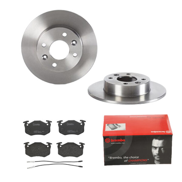 BREMBO Bremsesæt, skivebremser 142055998 foraksel fuld 238mm 8mm for RENAULT