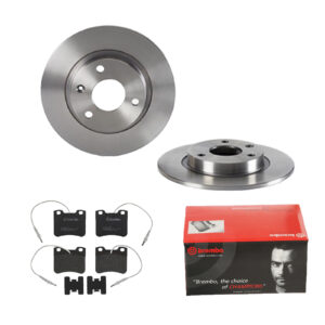BREMBO Bremsesæt, skivebremser 142056006 foraksel fuld 238mm 8mm for CITROËN PEUGEOT