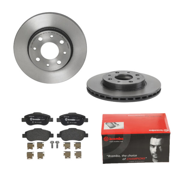 BREMBO Bremsesæt, skivebremser 142056144 foraksel indvendig ventileret 240mm 20mm for FORD FIAT