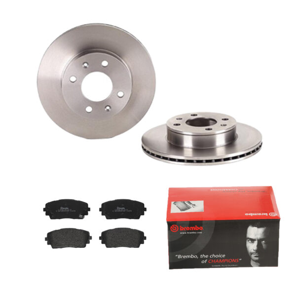BREMBO Bremsesæt, skivebremser 142056185 foraksel indvendig ventileret 241mm 18mm for KIA HYUNDAI