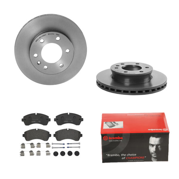BREMBO Bremsesæt, skivebremser 142056186 foraksel indvendig ventileret 300mm 28mm for MERCEDES-BENZ SKODA VW SEAT