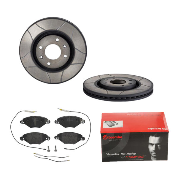BREMBO Bremsesæt, skivebremser 142056191 foraksel lukket 283mm 26mm for CITROËN DS OPEL PEUGEOT (DF-PSA) TOYOTA