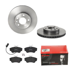 BREMBO Bremsesæt, skivebremser 142056366 foraksel indvendig ventileret 280mm 24mm for VW AUDI