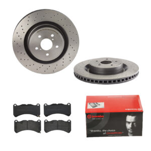 BREMBO Bremsesæt, skivebremser 142056435 foraksel perforeret/ventileret 360mm 30mm for LEXUS