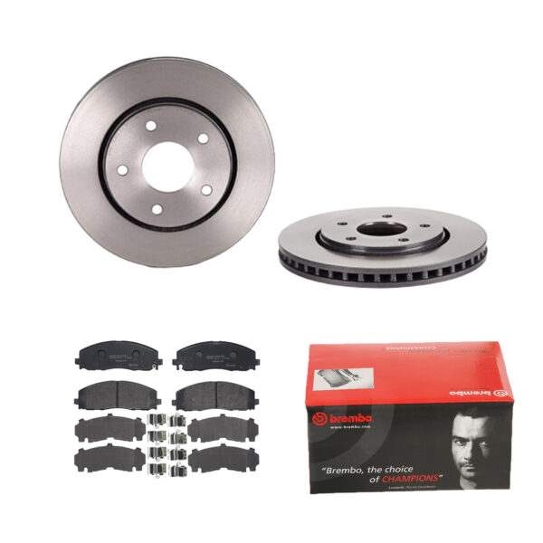 BREMBO Bremsesæt, skivebremser 142056479 foraksel indvendig ventileret 302mm 28mm for JEEP CHRYSLER SEAT FIAT DODGE VW LANCIA AUDI RAM