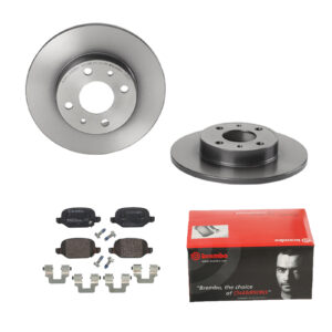 BREMBO Bremsesæt, skivebremser 142056517 bagaksel fuld 240mm 11mm for FORD ABARTH FIAT ALFA ROMEO CHRYSLER