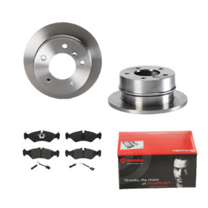 BREMBO Bremsesæt, skivebremser 142056564 bagaksel fuld 258mm 12mm for MERCEDES-BENZ SEAT VW SKODA