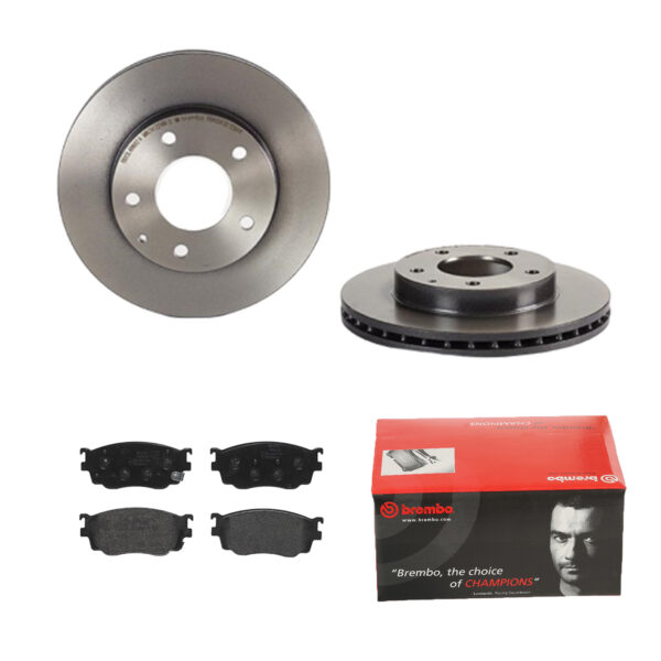 BREMBO Bremsesæt, skivebremser 142056650 foraksel indvendig ventileret 258mm 24mm for FORD MAZDA MITSUBISHI HAIMA (FAW)