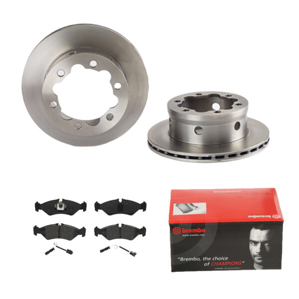 BREMBO Bremsesæt, skivebremser 142056738 bagaksel indvendig ventileret 285mm 22mm for MERCEDES-BENZ VW SKODA