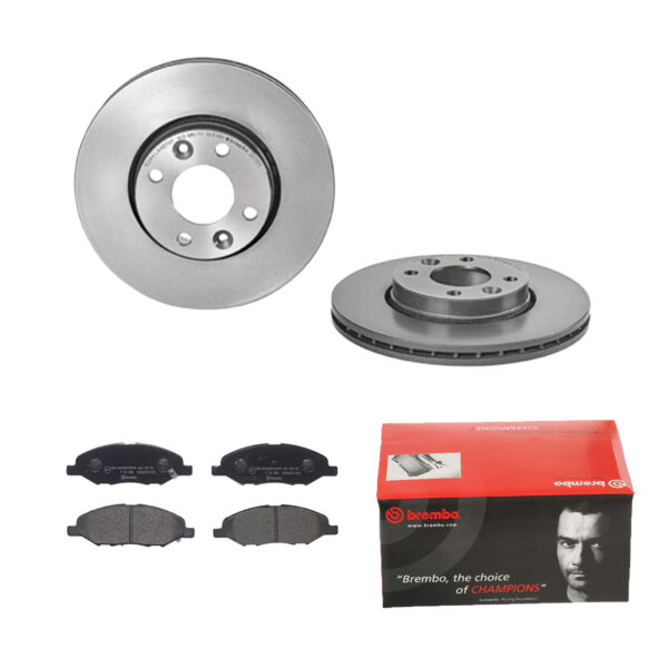 BREMBO Bremsesæt, skivebremser 142056770 foraksel indvendig ventileret 260mm 22mm for NISSAN RENAULT MITSUBISHI MAZDA