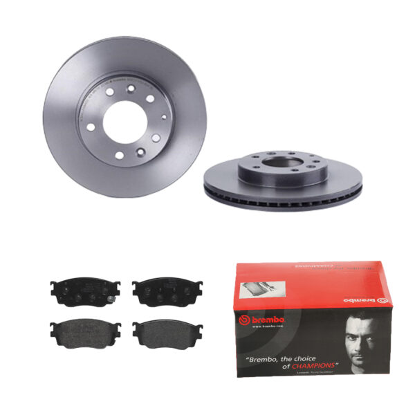 BREMBO Bremsesæt, skivebremser 142056800 foraksel indvendig ventileret 274mm 24mm for MAZDA MITSUBISHI FAW