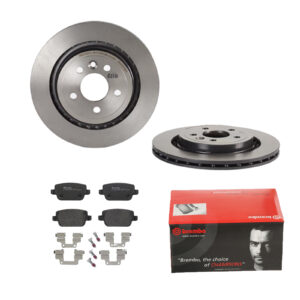 BREMBO Bremsesæt, skivebremser 142056801 bagaksel indvendig ventileret 302mm 22mm for VOLVO LAND ROVER