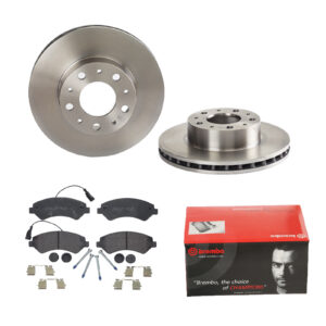 BREMBO Bremsesæt, skivebremser 142056838 foraksel indvendig ventileret 280mm 28mm for PEUGEOT CITROËN FIAT
