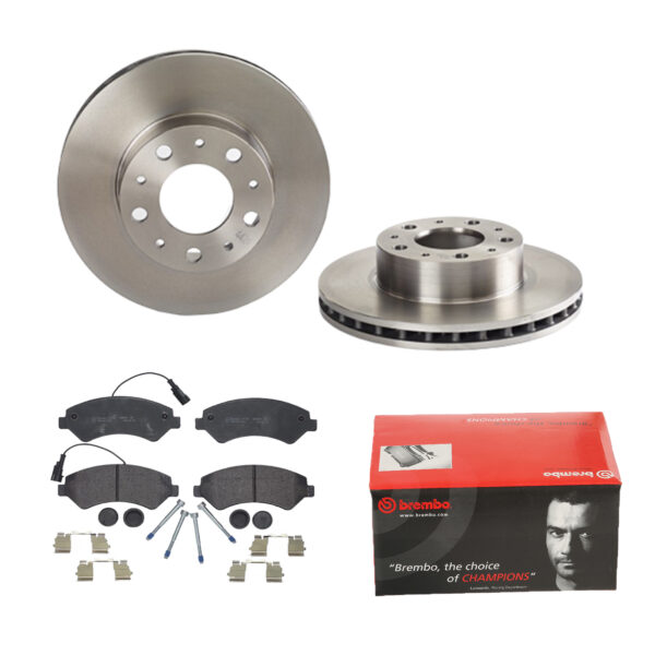 BREMBO Bremsesæt, skivebremser 142056838 foraksel indvendig ventileret 280mm 28mm for PEUGEOT CITROËN FIAT