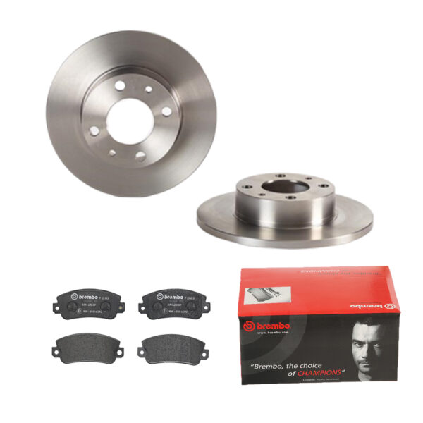 BREMBO Bremsesæt, skivebremser 142056952 foraksel fuld 227mm 10mm for ALFA ROMEO FIAT FSO LANCIA SEAT VW AUDI SKODA