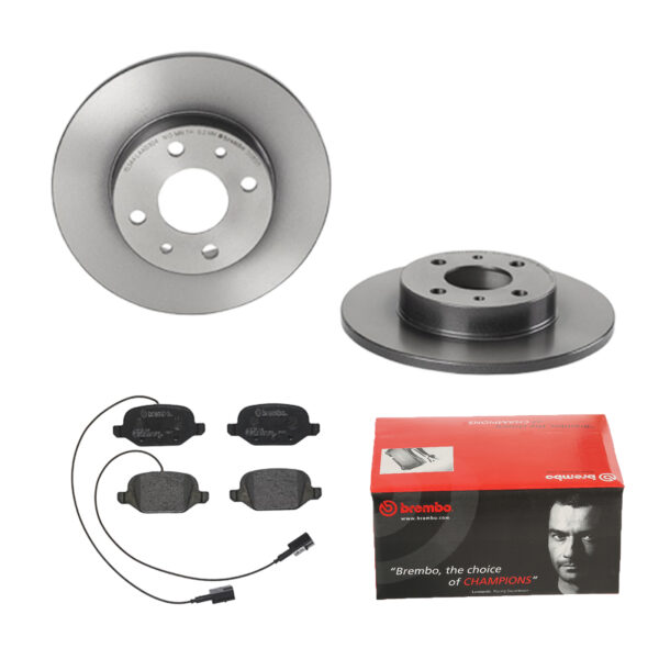 BREMBO Bremsesæt, skivebremser 142057025 bagaksel fuld 240mm 11mm for FORD FIAT LANCIA ABARTH ALFA ROMEO KIA