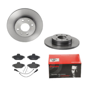 BREMBO Bremsesæt, skivebremser 142057026 bagaksel fuld 240mm 11mm for FORD ABARTH FIAT ALFA ROMEO