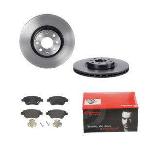 BREMBO Bremsesæt, skivebremser 142057181 foraksel indvendig ventileret 284mm 22mm for OPEL FIAT VAUXHALL