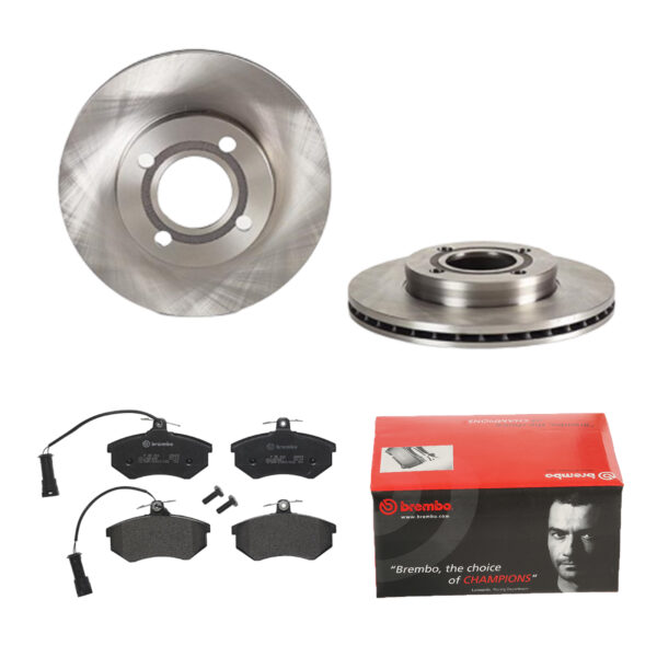 BREMBO Bremsesæt, skivebremser 142057227 foraksel indvendig ventileret 256mm 22mm for ZHONGHUA (BRILLIANCE) SKODA AUDI SEAT CHERY