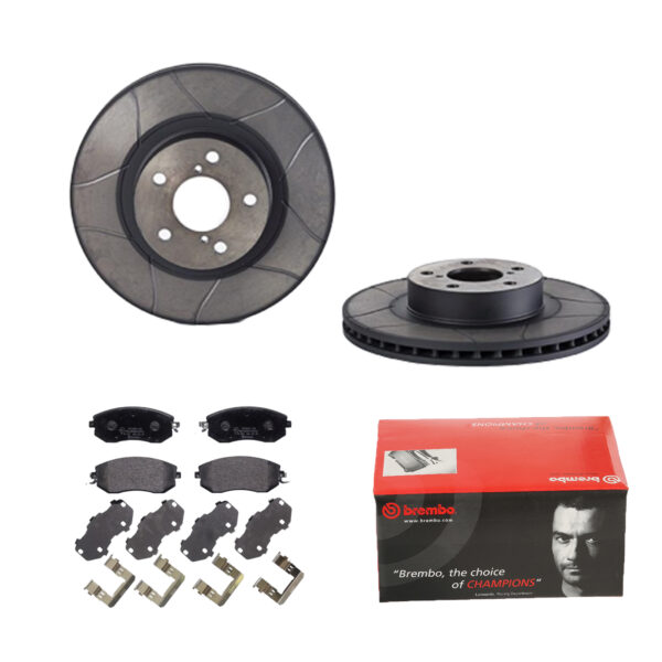 BREMBO Bremsesæt, skivebremser 142057323 foraksel lukket 276mm 24mm for SUBARU TOYOTA
