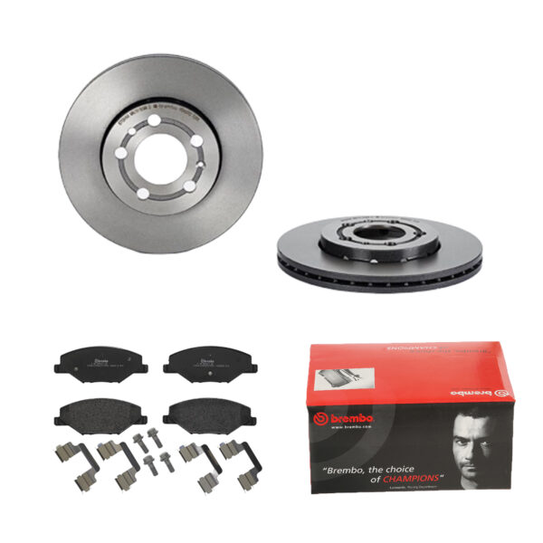 BREMBO Bremsesæt, skivebremser 142057433 foraksel indvendig ventileret 256mm 22mm for AUDI VW SEAT VW (SVW) VW (FAW)