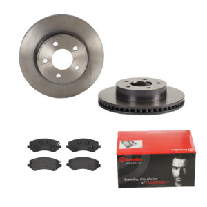 BREMBO Bremsesæt, skivebremser 142057505 foraksel indvendig ventileret 288mm 28mm for JEEP CHRYSLER