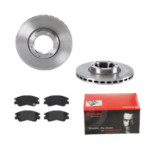 BREMBO Bremsesæt, skivebremser 142057584 foraksel indvendig ventileret 258mm 22mm for MITSUBISHI NISSAN