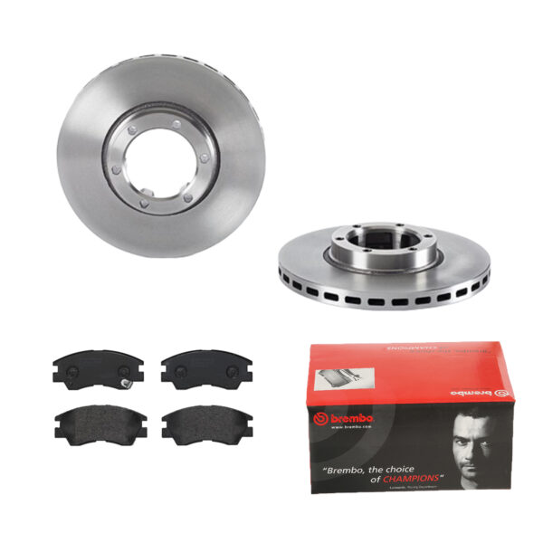 BREMBO Bremsesæt, skivebremser 142057584 foraksel indvendig ventileret 258mm 22mm for MITSUBISHI NISSAN