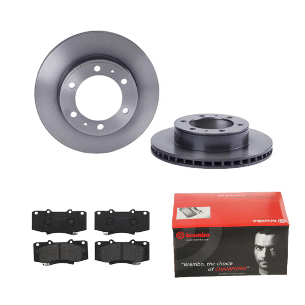BREMBO Bremsesæt, skivebremser 142057621 foraksel indvendig ventileret 297mm 25mm for TOYOTA