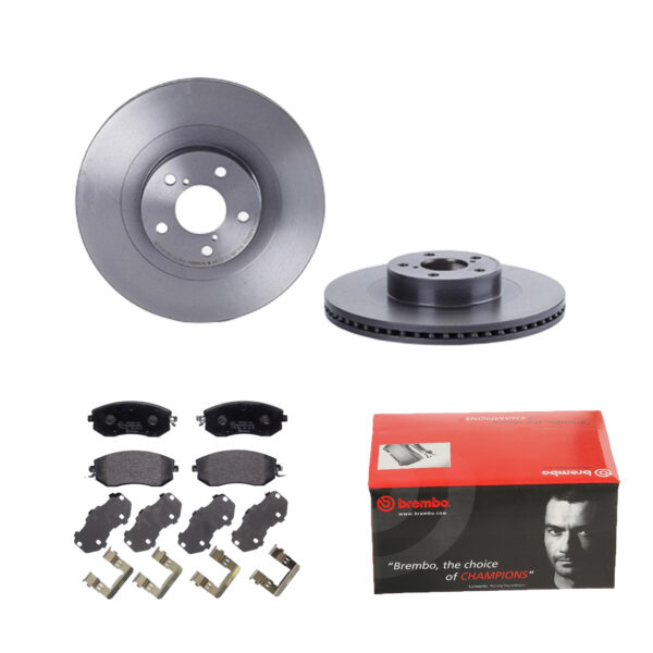 BREMBO Bremsesæt, skivebremser 142057630 foraksel indvendig ventileret 293mm 24mm for SUBARU TOYOTA