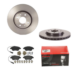 BREMBO Bremsesæt, skivebremser ijdtidbnj1 foraksel indvendig ventileret 257mm 22mm for PEUGEOT CITROËN LANCIA FIAT