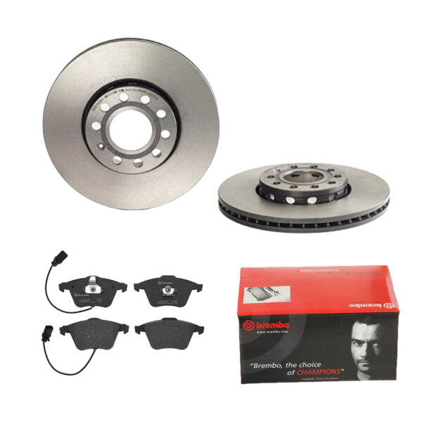 BREMBO Bremsesæt, skivebremser ijdtidbsb5 foraksel indvendig ventileret 288mm 25mm for SKODA AUDI (FAW) SEAT AUDI