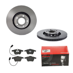 BREMBO Bremsesæt, skivebremser ijdtidbtb3 foraksel indvendig ventileret 312mm 25mm for VW AUDI (FAW) SEAT AUDI SKODA
