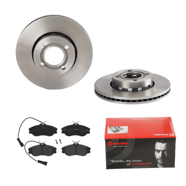 BREMBO Bremsesæt, skivebremser ijdtidbyd1 foraksel indvendig ventileret 276mm 25mm for SKODA VW SEAT AUDI