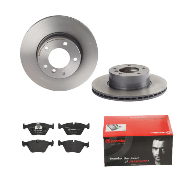BREMBO Bremsesæt, skivebremser ijdtidcdc5 foraksel indvendig ventileret 296mm 22mm for BMW