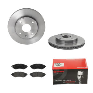 BREMBO Bremsesæt, skivebremser ijdtidcs12 foraksel indvendig ventileret 256mm 24mm for BUICK (SGM) CHEVROLET (SGM) DAEWOO CHEVROLET