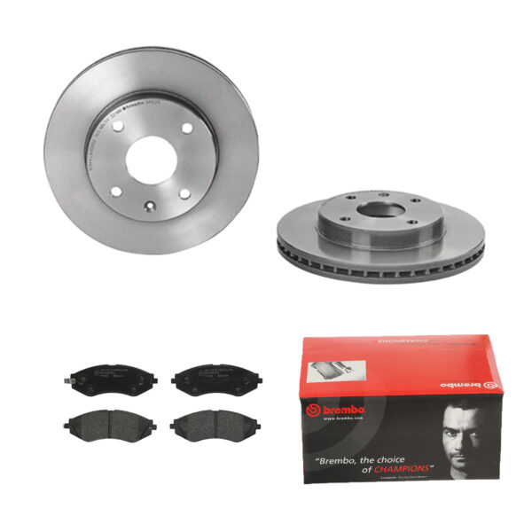 BREMBO Bremsesæt, skivebremser ijdtidcs12 foraksel indvendig ventileret 256mm 24mm for BUICK (SGM) CHEVROLET (SGM) DAEWOO CHEVROLET