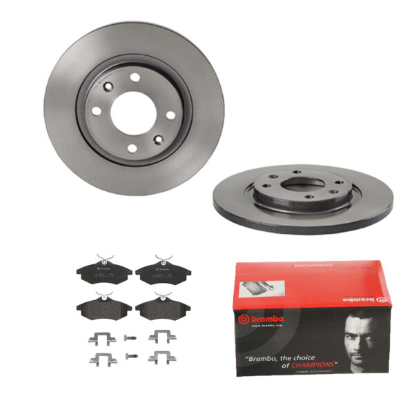 BREMBO Bremsesæt, skivebremser ijdtidcx76 foraksel fuld 266mm 13mm for CITROËN PEUGEOT