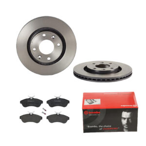 BREMBO Bremsesæt, skivebremser ijdtidcxi2 foraksel indvendig ventileret 266mm 22mm for PEUGEOT CITROËN DS OPEL FENGSHEN VAUXHALL CITROËN (DF-PSA)