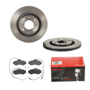 BREMBO Bremsesæt, skivebremser ijdtidd1n2 foraksel indvendig ventileret 266mm 20mm for CITROËN PEUGEOT