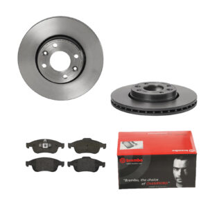 BREMBO Bremsesæt, skivebremser ijdtiddb54 foraksel indvendig ventileret 258mm 22mm for MERCEDES-BENZ DACIA RENAULT LADA NISSAN